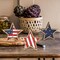 Set of 3 - 4th of July Decorations Wooden Stars (Red White Blue)
